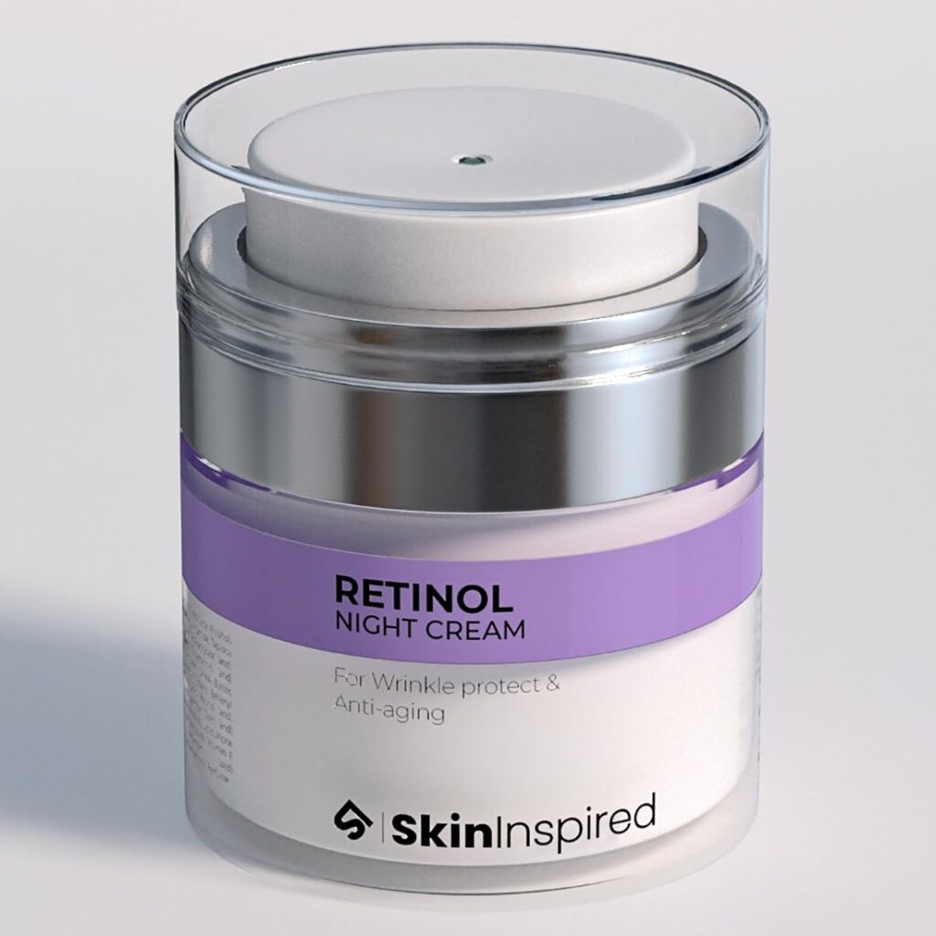 SkinInspired Retinol Night Cream For Wrinkles & Anti-Aging Benefits